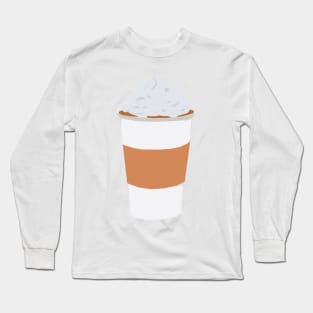 Pop Art Pumpkin Spice Latte Long Sleeve T-Shirt